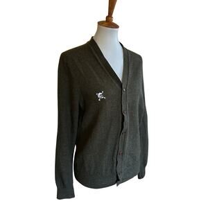 Ben Sherman 100% Merino Wool Skull Cardigan – Women’s L (Tagged Men’s XXL)